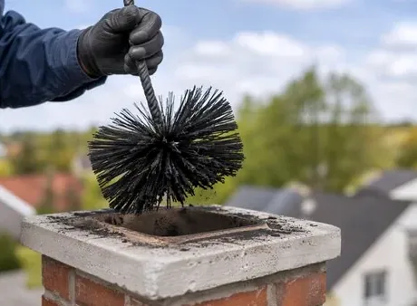 Flue cleanout in Englewood