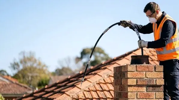 Installing a stainless chimney liner in southwest Littleton