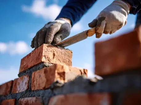 Stone wall repair in Ken Caryl